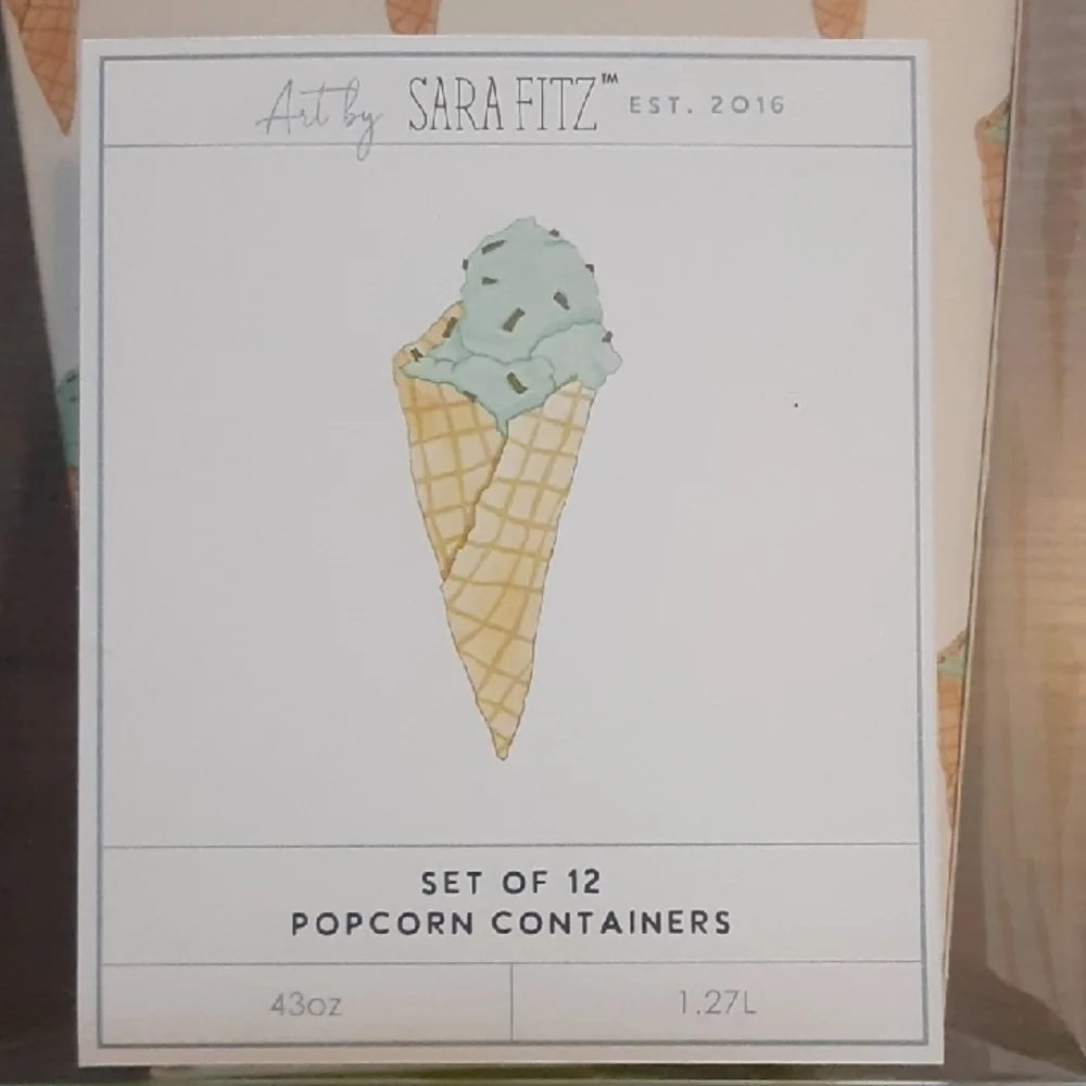 Sara Fitz Bundle of Paper Containers - 3 Sets of 12